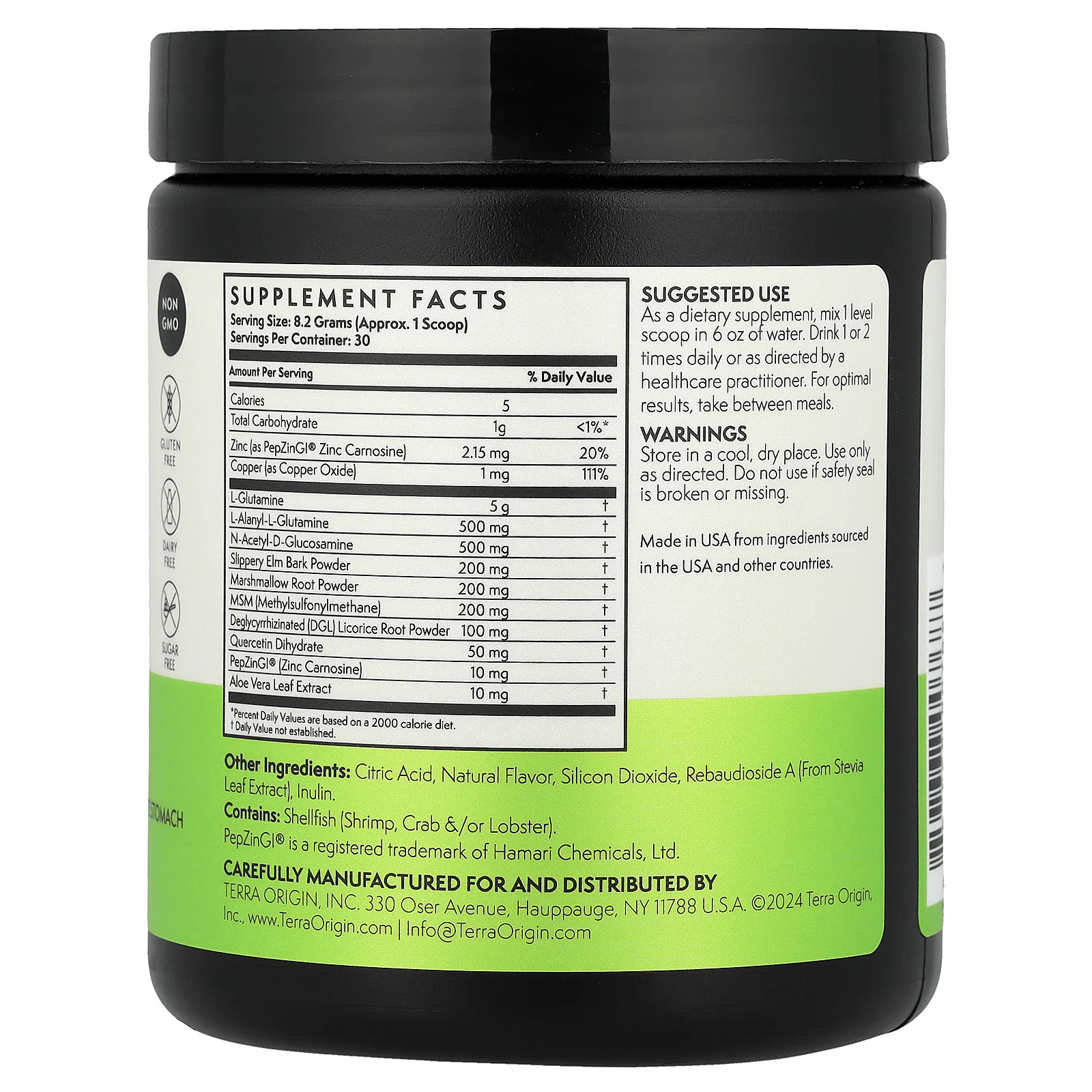 Healthy Gut, Green Apple, 8.68 oz (246 g)