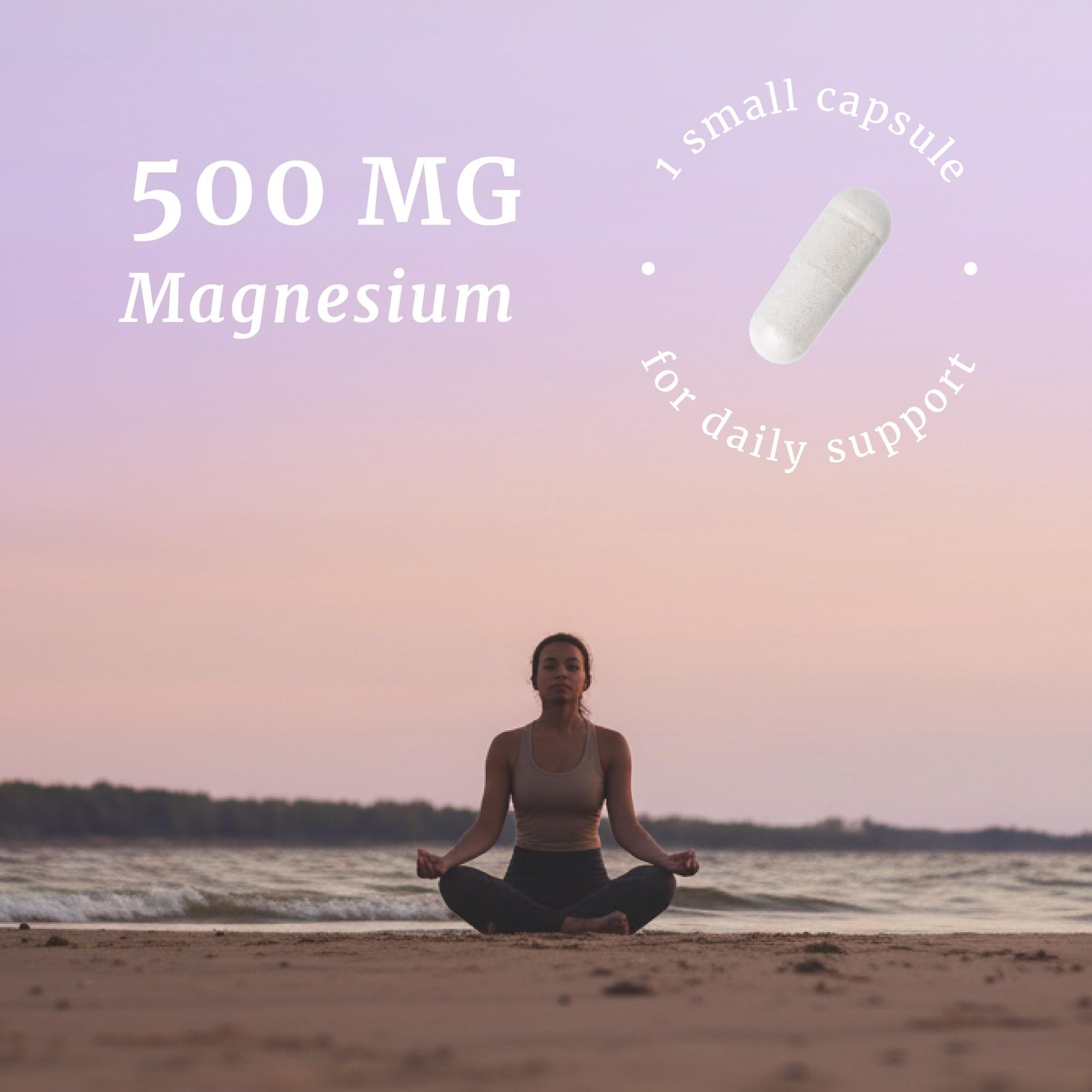 Magnesium Citrate Complex 500 MG for Constipation & 60 Count (Pack of 1)