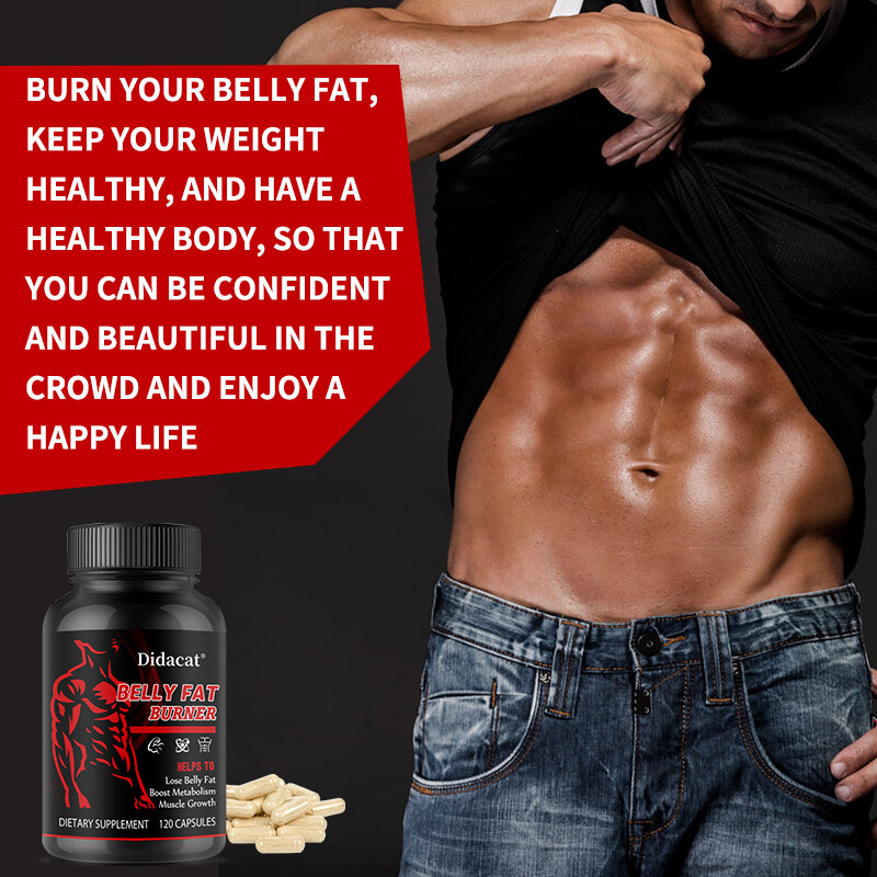 Belly Fat Burner 120 Caps – Helps Burn Belly Fat, Boost Metabolism, Lose Weight