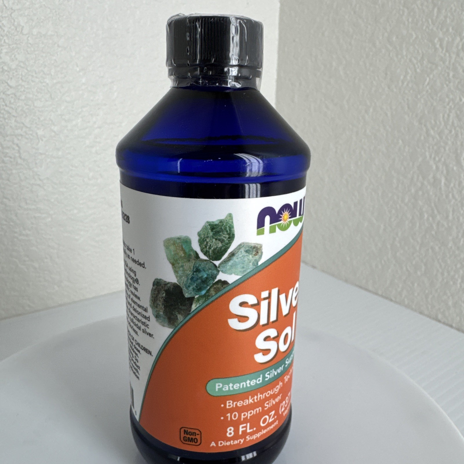 NOW Foods Silver Sol Liquid 10 PPM 8 Ounce 04/2026EXP