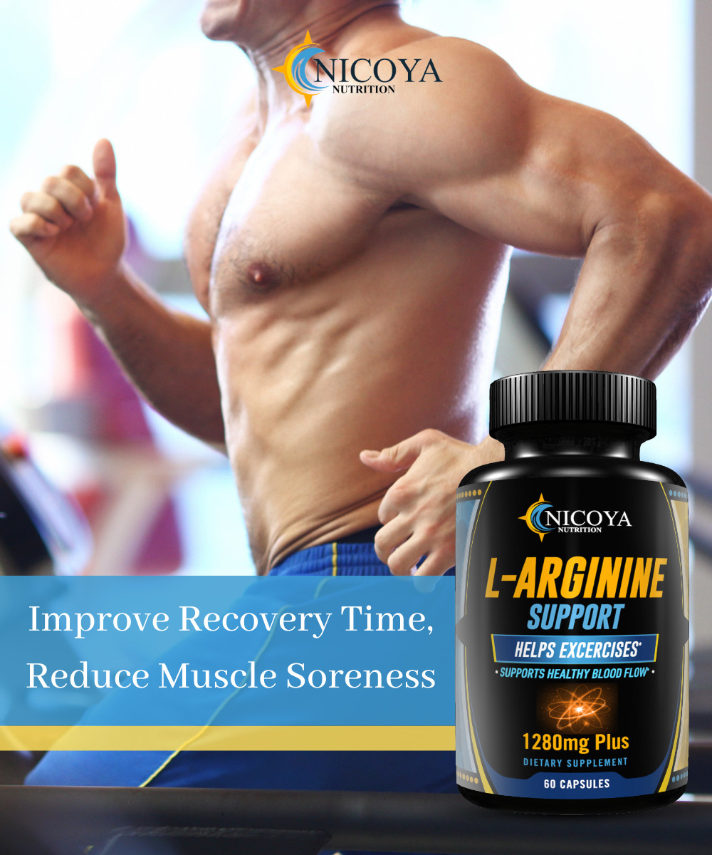 Nitric Oxide L-Arginine-Pump Workout Enhancer, Muscle Recovery, Energy & Stamina