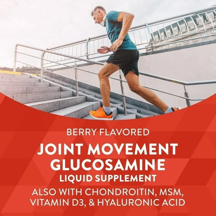2 Pk -Nature’s Way Joint Movement Glucosamine Extra-Strength Liquid 33.8 fl. oz.
