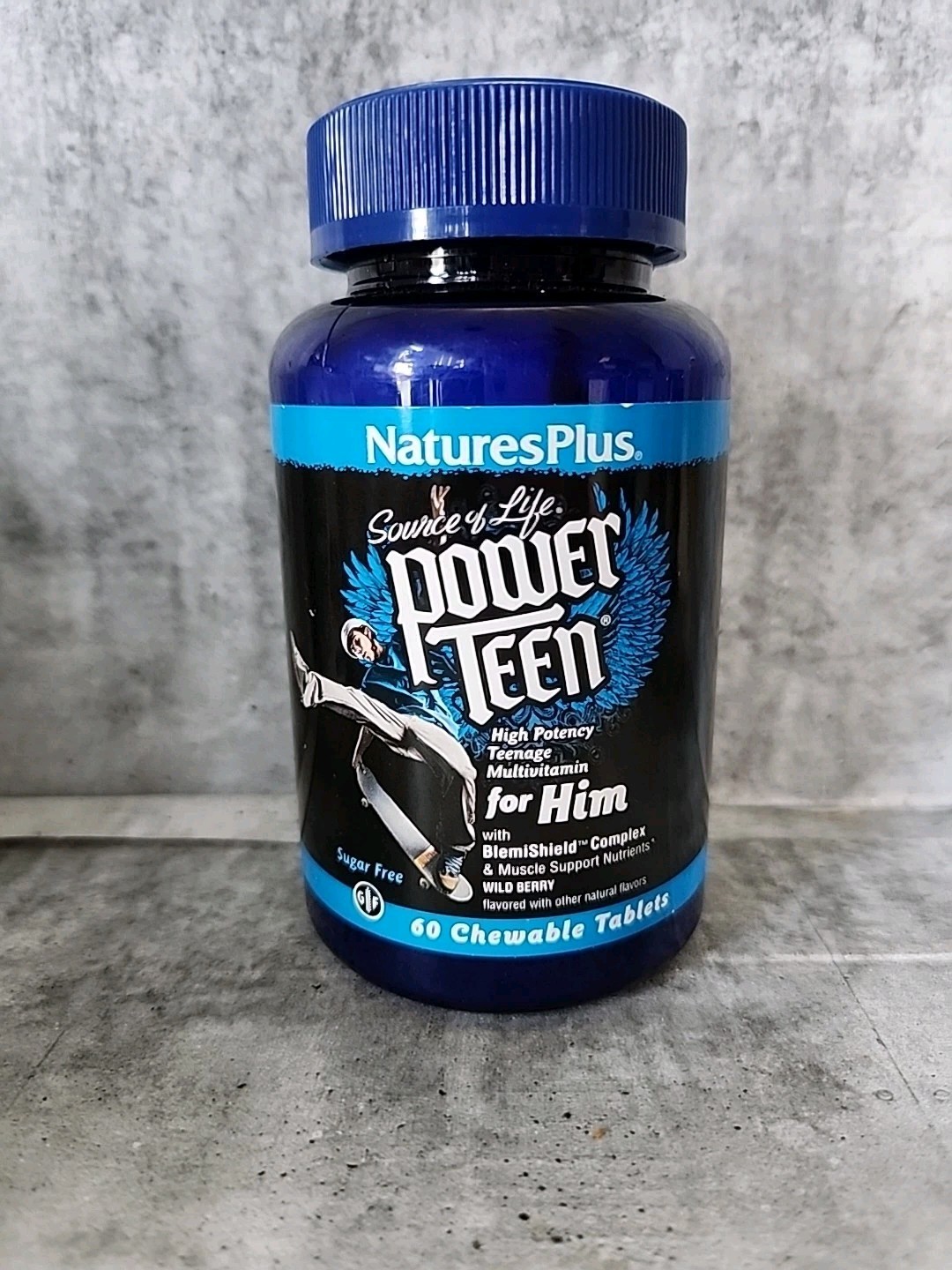 Power Teen for Him – 60 Chewable Tablets, Wild Berry(z3)