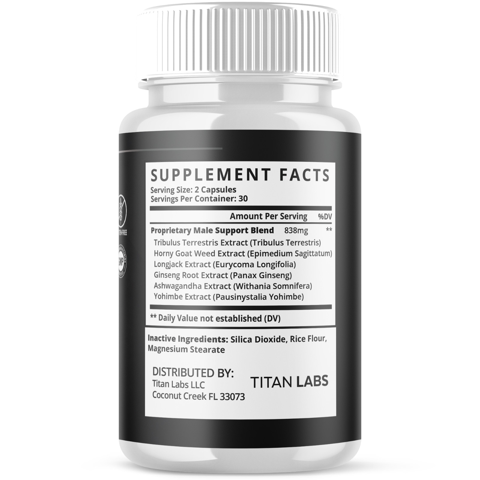 (2 Pack) Alpha Rock Advanced Male Healt Support VItamin AlphaRock 120 Capsules