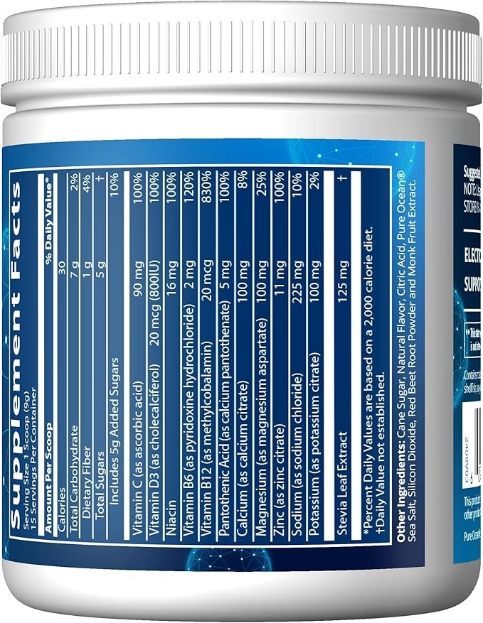 MRM Nutrition Hydration + Blueberry Açai Flavored Electrolyte Boost Cellular