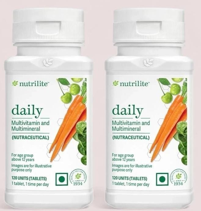 2X 120 Nutrilite Daily Multivitamin and Multimineral (Nutraceutical) Tablets, FS