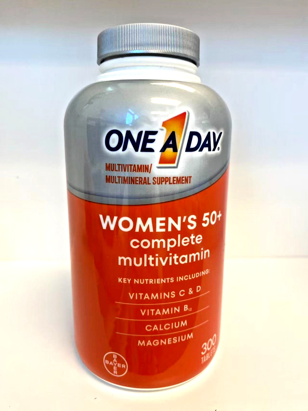 One A Day Men’s 50+ Multivitamin 300 Tablets Exp 12/2027 + FREE Waist Pack