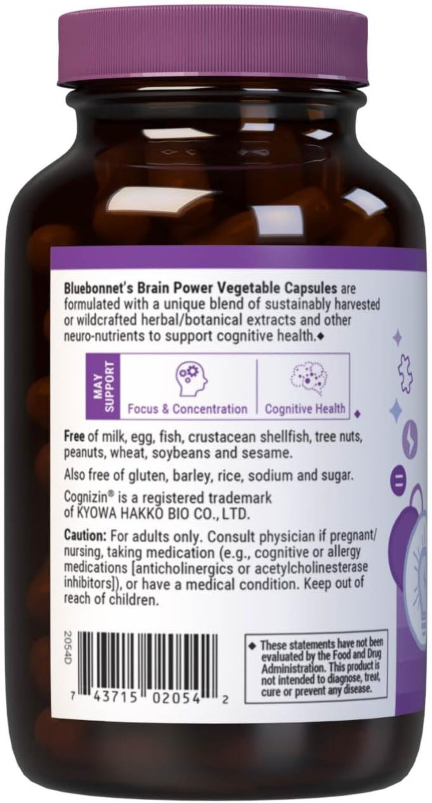 Bluebonnet, TARGETED CHOICE BRAINPOWER 60 Veg Caps