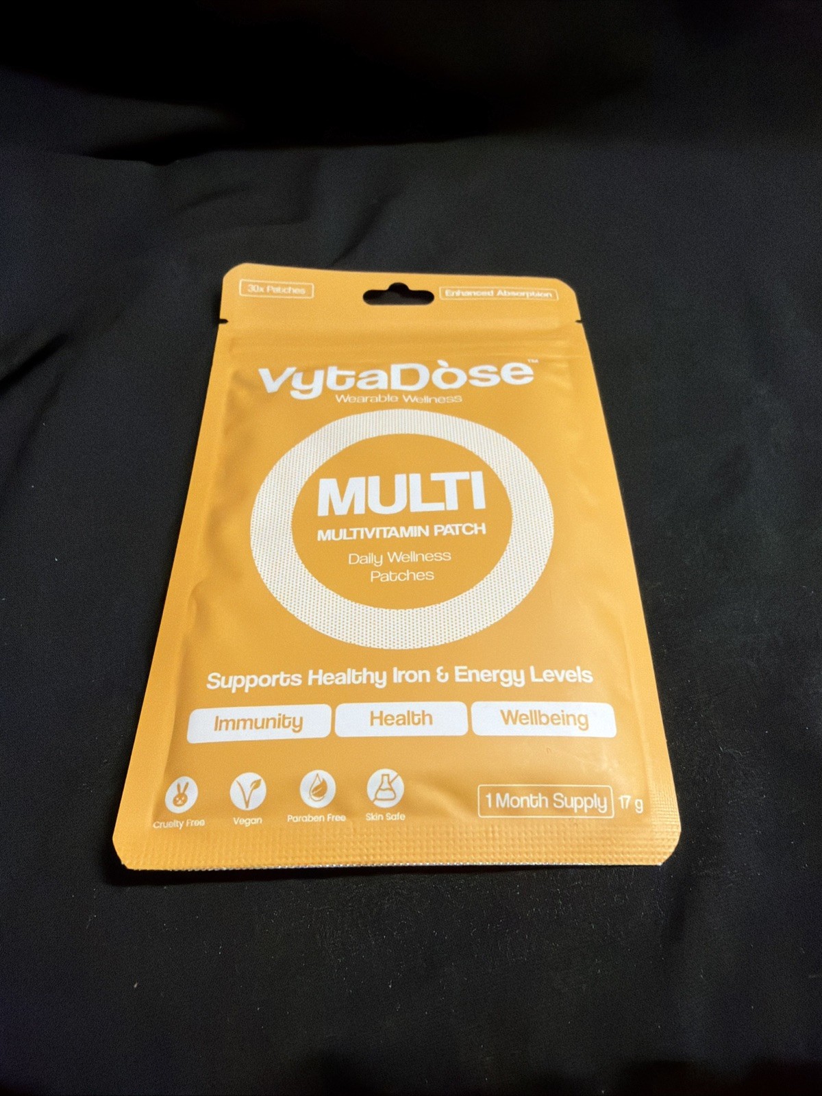 VytaDose Multi Multivitamin Patch Supplement Wearable Transdermal Month Supply