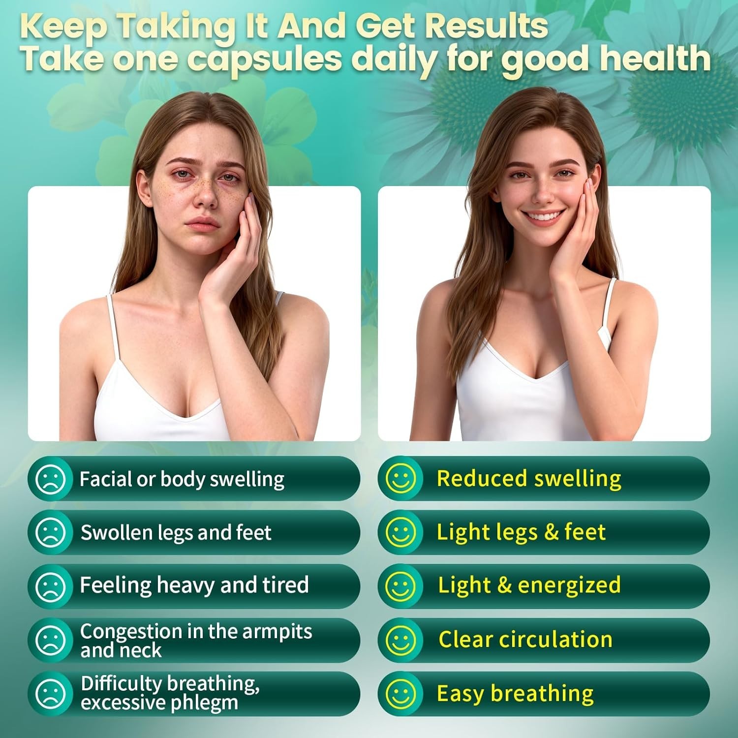 VivoNu 27-in-1 Lymphatic Drainage 3-Pack – 270 Capsules, 9-Month Herbal Support