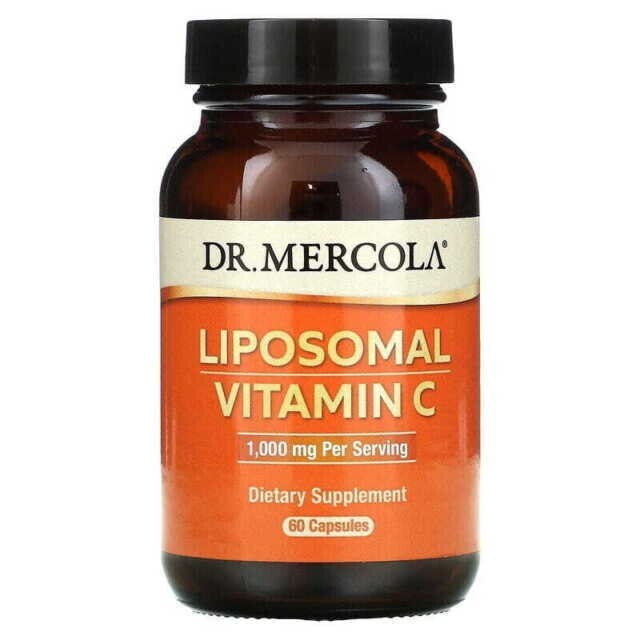 Dr. Mercola Liposomal Vitamin C 1000 mg 60 Capsules Exp 9/2024