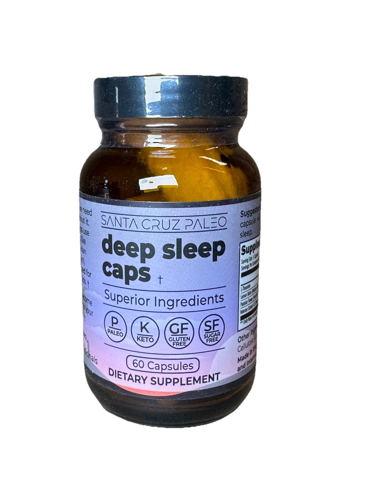 Santa Cruz Paleo Deep Sleep Caps – Sealed New – Exp 10/2026