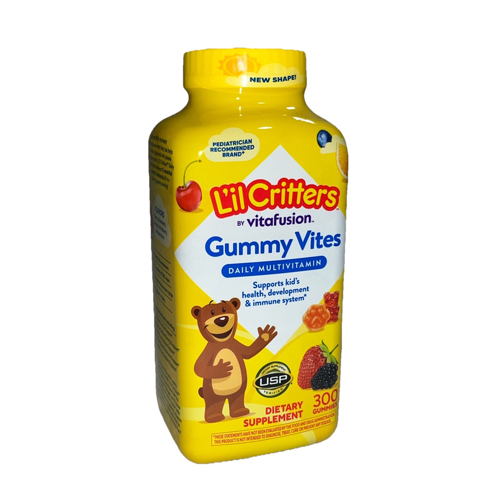 Lil Critters by Vitafusion Gummy Vites Multivitamin 300ct Kids Gummies Exp 9/26