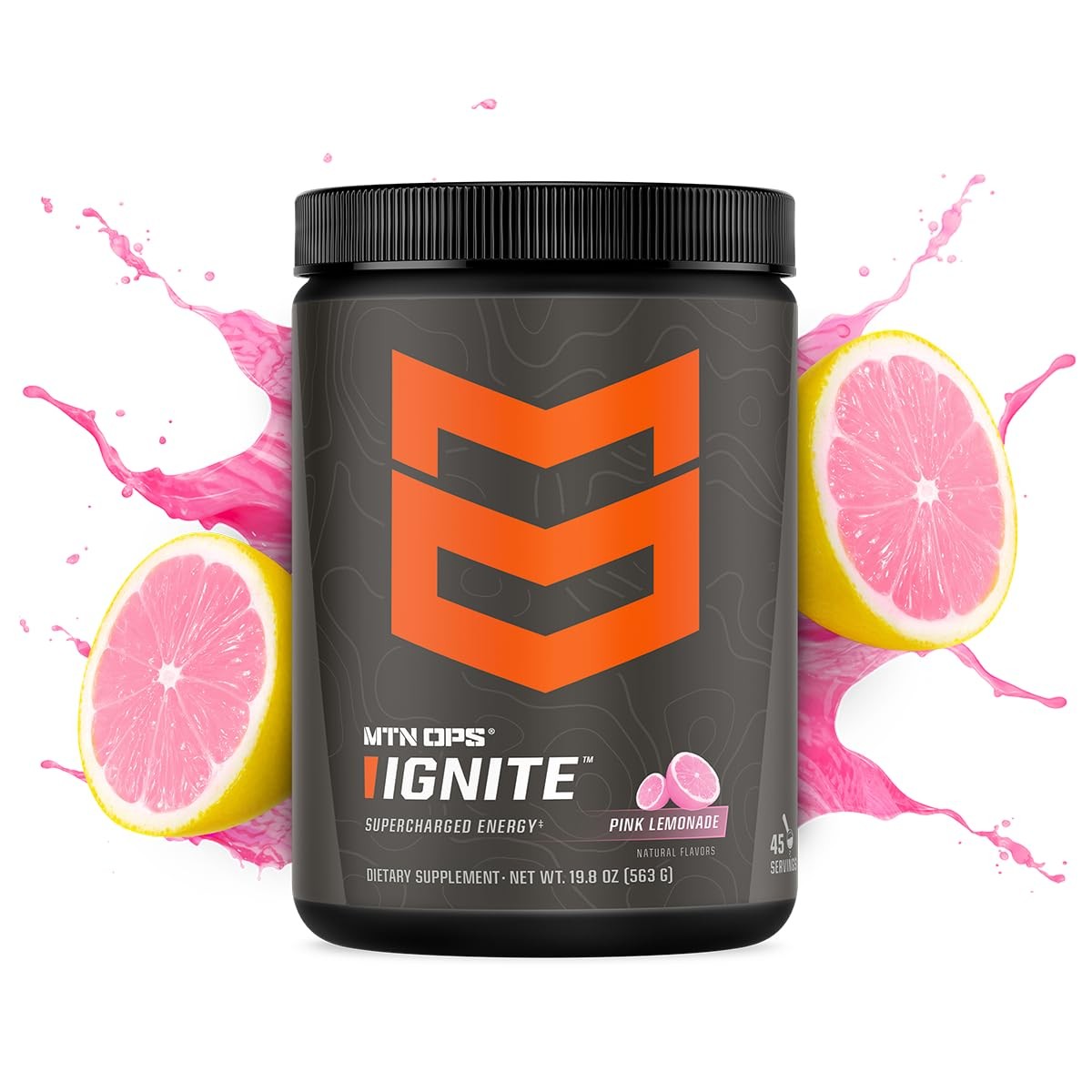 MTN OPS Ignite Energy Drink Powder, Gluten Free Nootropic Supplement Drink Mi…