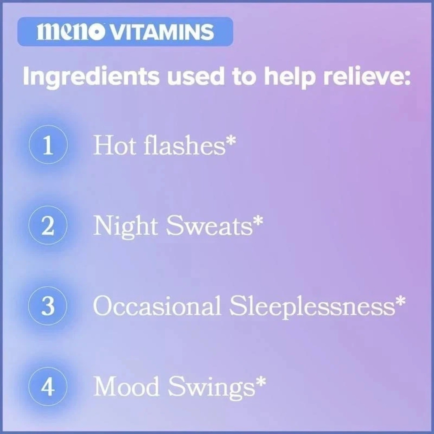 MENO Vitamins for Menopause – Hormone-Free Support for Menopause Symptoms
