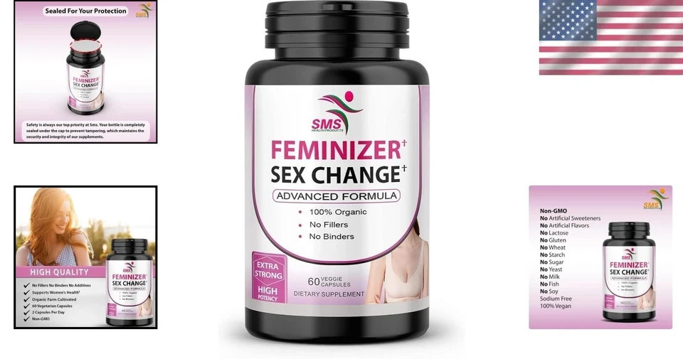 Holistic Md Hrt Estrogen Supplement for Women Transgender Mtf Hormones Puerar…