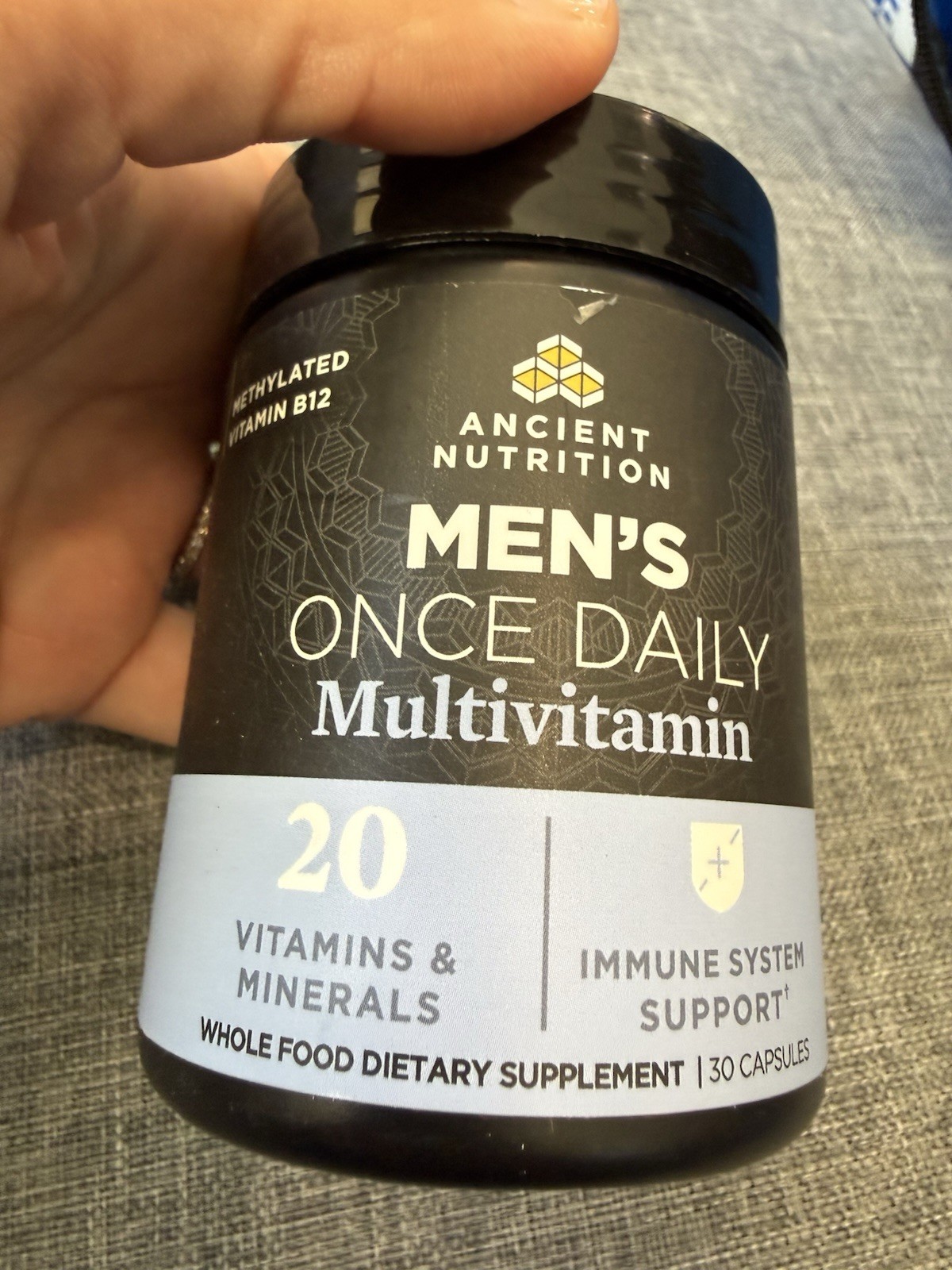 Ancient Nutrition – Once Daily Men’s Multivitamin – Immune System Support 9/27