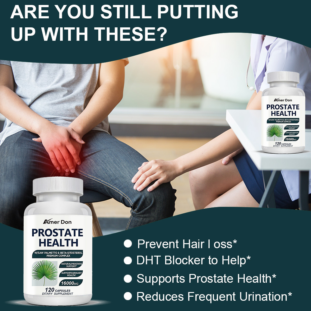 Prostate Support – Saw Palmetto – Reduce Frequent Urination, Stamina supplement
