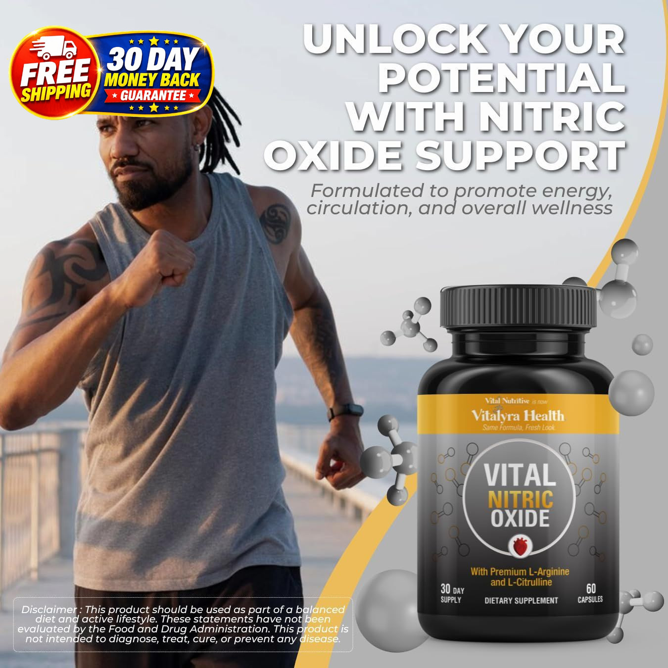 Nitric Oxide Supplements for Men – Boost Blood Flow, Energy & Workout