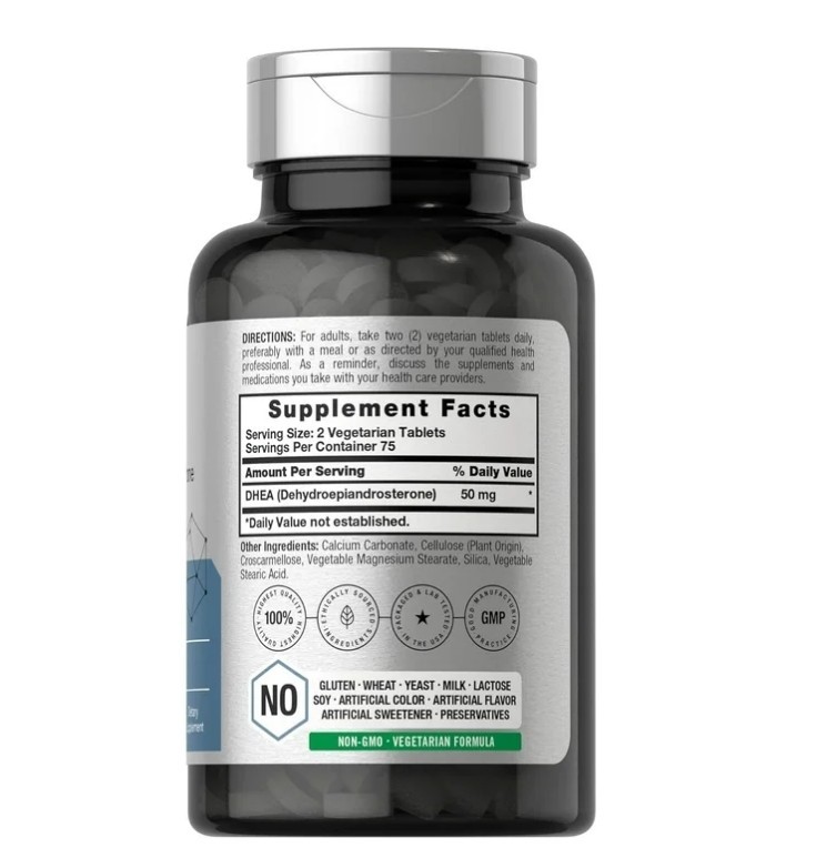 Horbaach 50 mg, 2 PACK, 150 Vegetarian caps (300 total), Non-GMO, Gluten Free