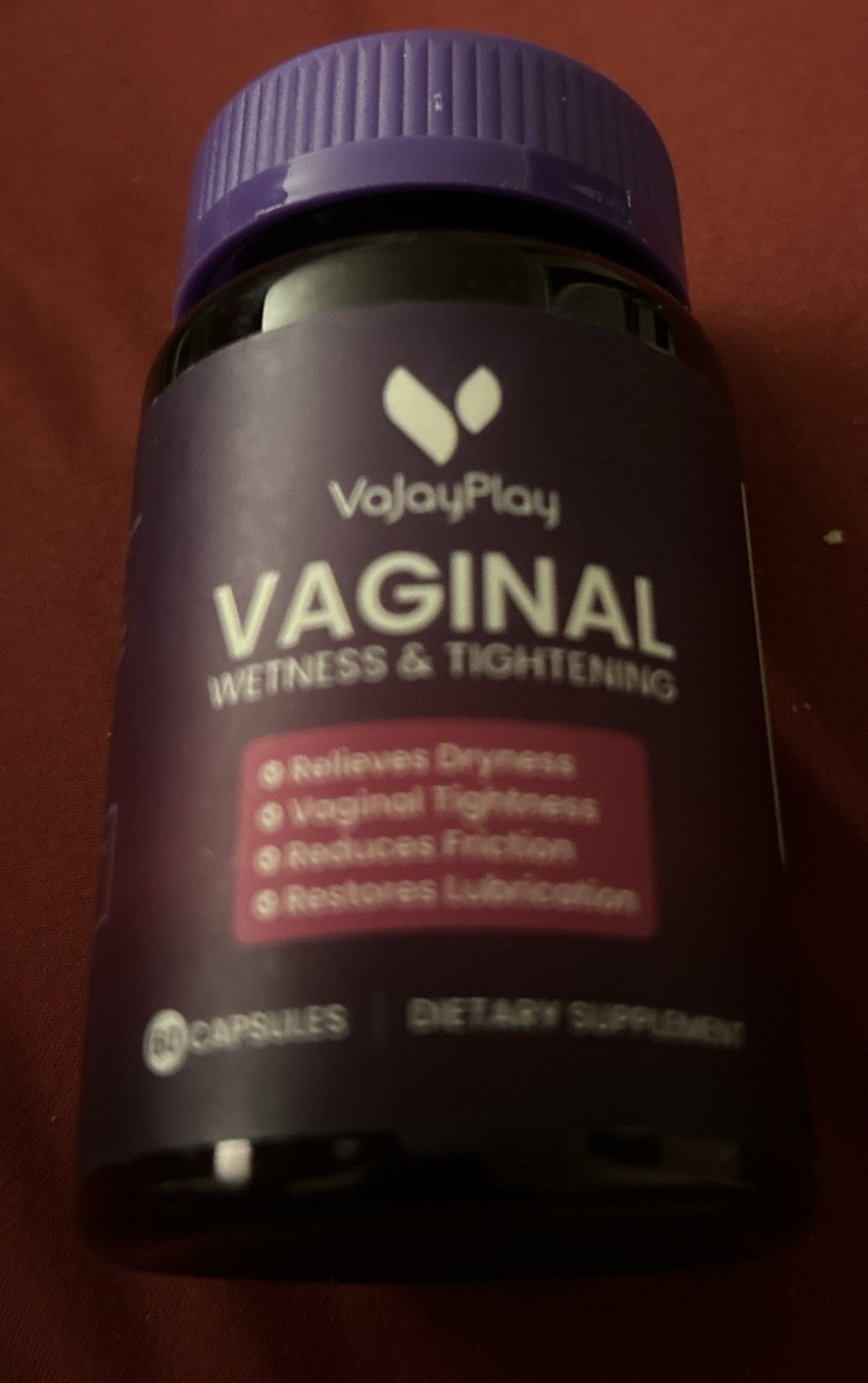 VaJayPlay Vaginal Wellness Capsules – Moisture &Tightening , 60 Ct Exp 9/2027