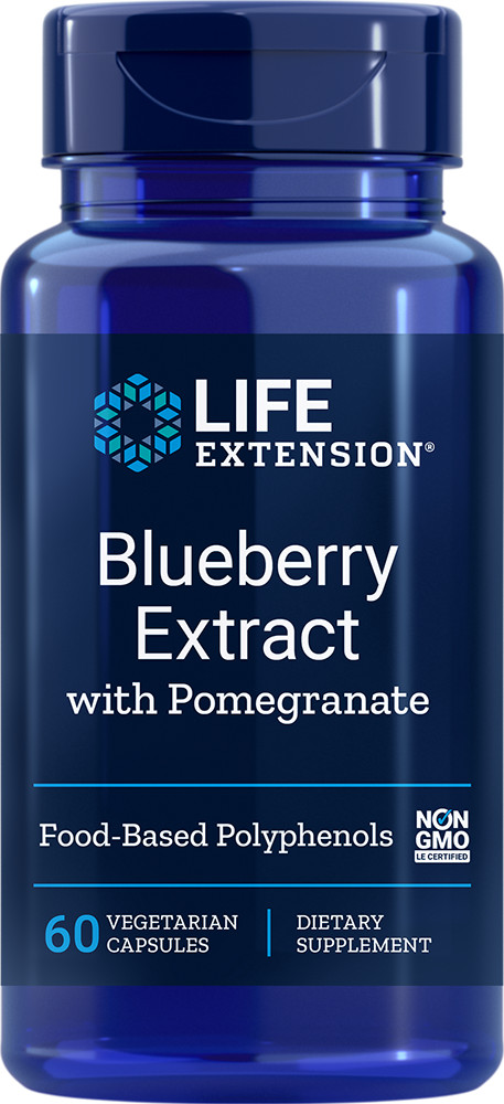 Life Extension Blueberry Extract and Pomegranate, 60 VegCaps