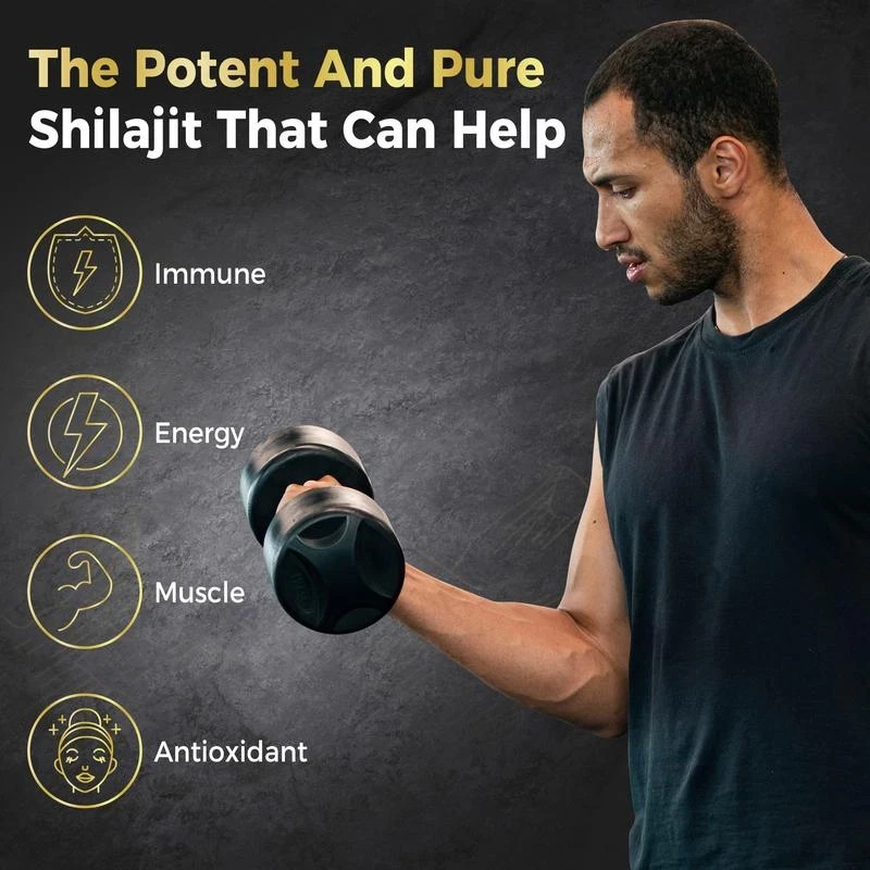 ZOOONE Shilajit Gummies 60 Count 3000mg Himalayan Gold Energy Support