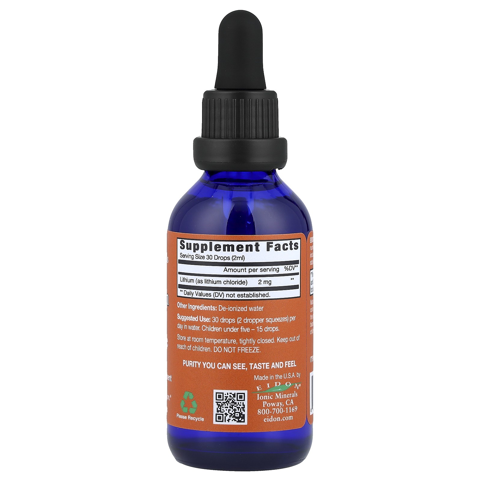 Lithium, Liquid Concentrate, 2 oz (60 ml)