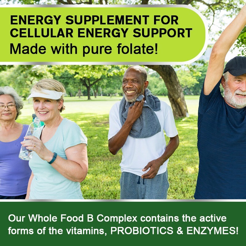 Vitamin B Complex 120 Capsules B1,B2,B3,B5,B6,B7,B9,B12, Immune Support Pills