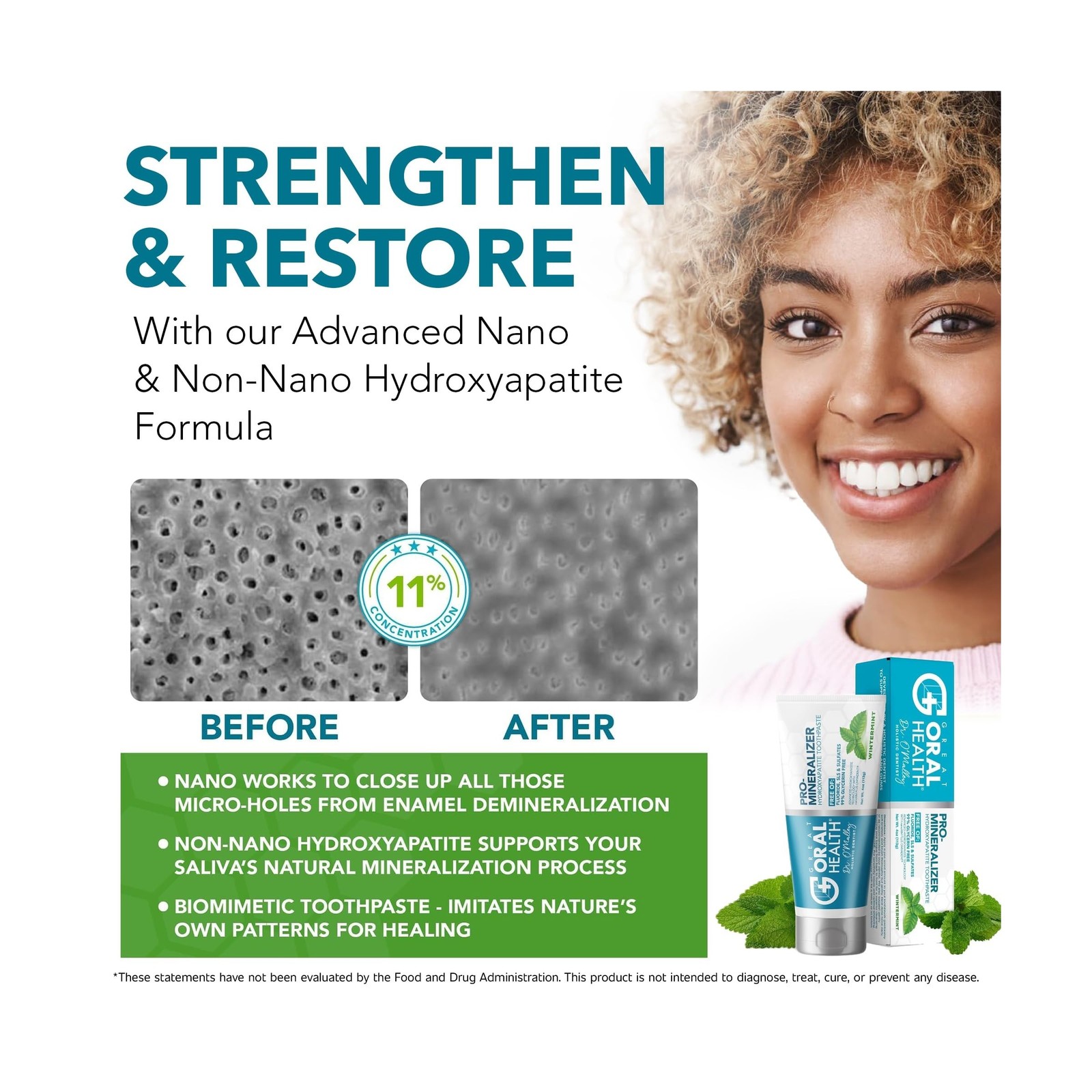 Great Oral Health Oral Care System – Toothpaste, Probiotics, Mouthwash
