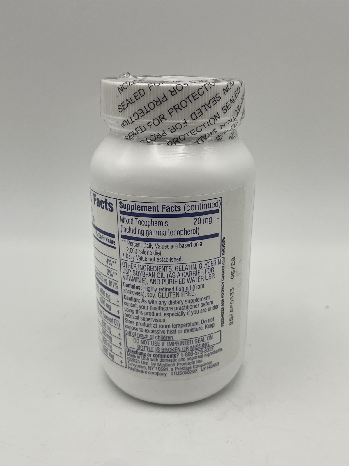 Thera Tears Eye Nutrition Therapy Omega-3 Softgels 1200mg – 90 Exp 06/28