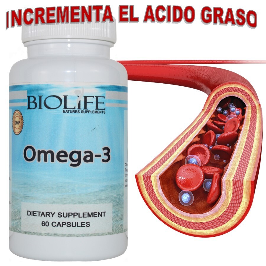 OMEGA_3 Acido graso 1000 mg. 100% Natural