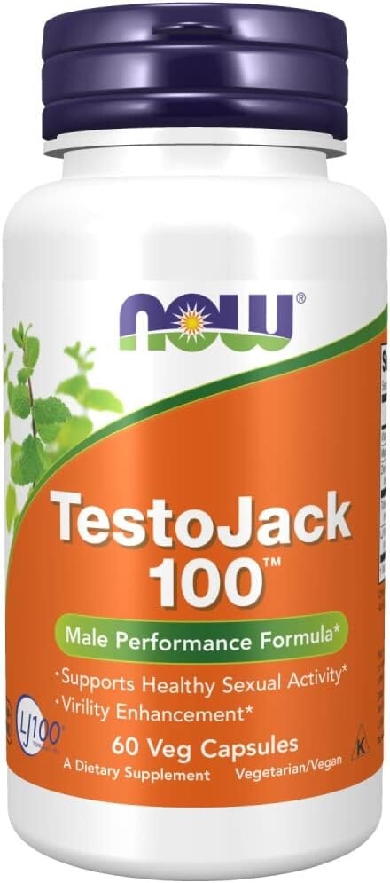 Now Foods: Testojack 100 Male Performance Formula, 60 vcaps