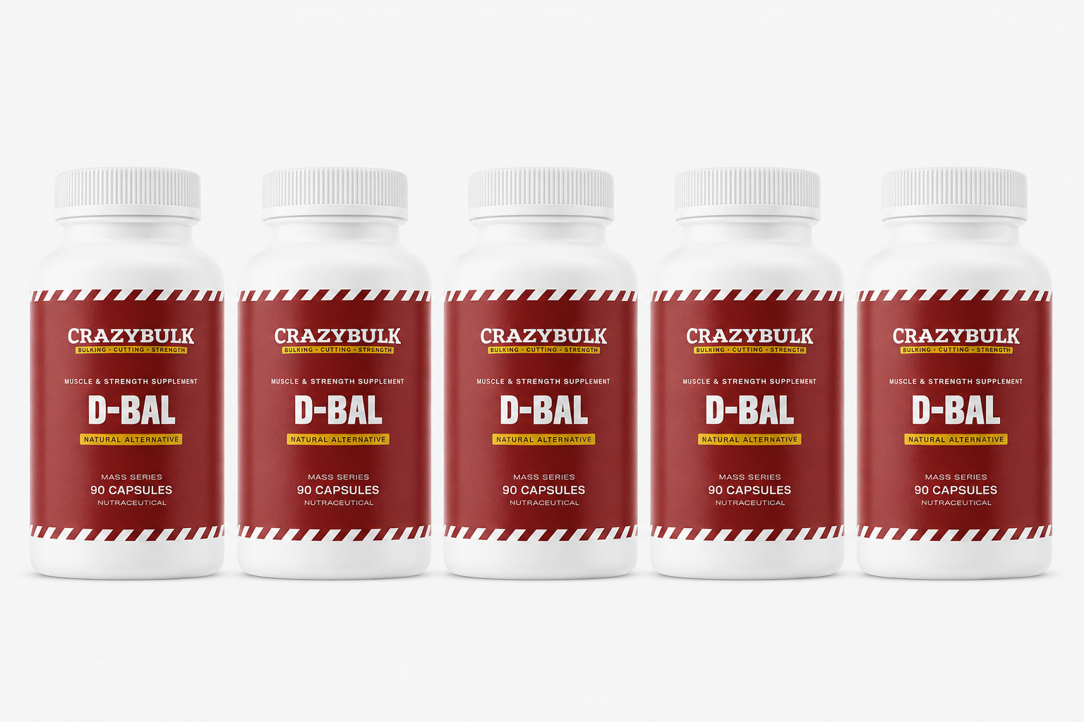 Best Supplement for Muscle Gains CrazyBulk D BAL 90 Caps – Pack of 5/ Free Ship