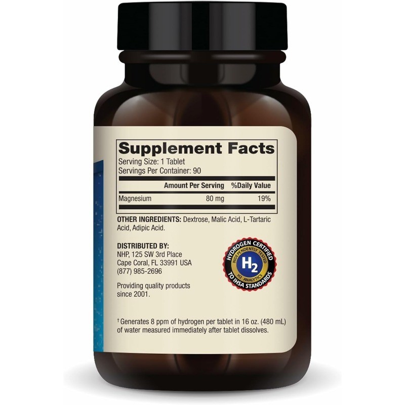 Hydrogen Molecular Tablets featuring Magnesium Cellular Energy Brain Health 9…