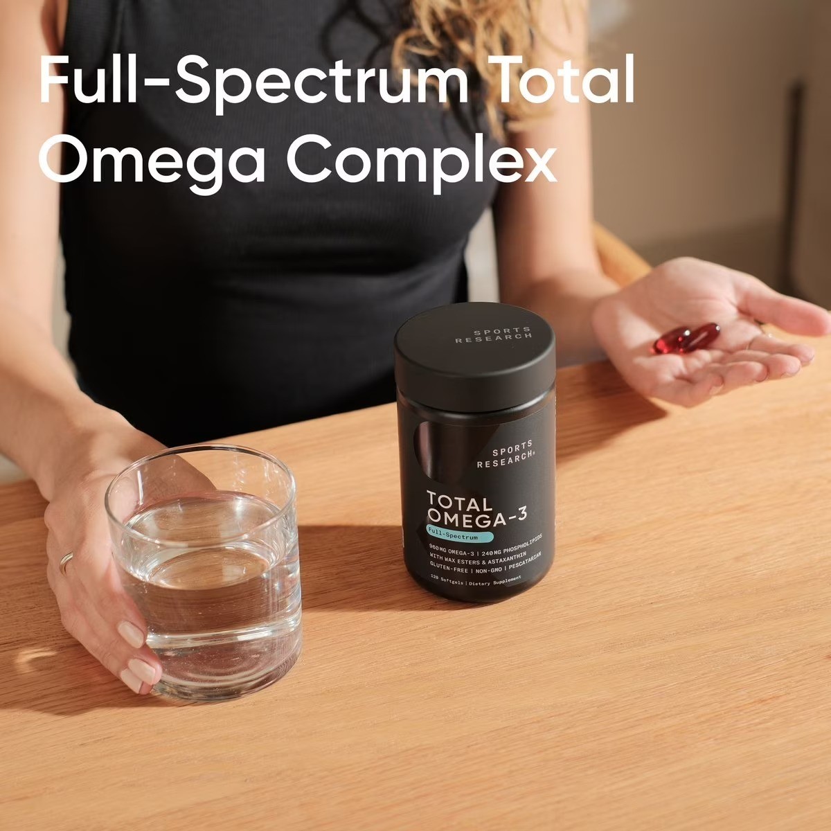 Total Omega-3 2200mg 120 Softgels Wild Salmon Krill Astaxanthin EPA DHA – NEW!!!