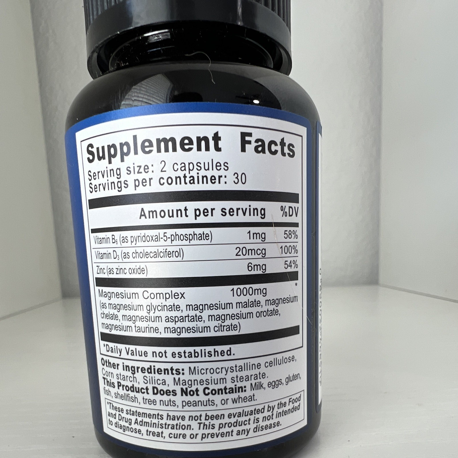 ViYouth Magnesium 7-Complex 1000mg 60 Vegetarian Capsules