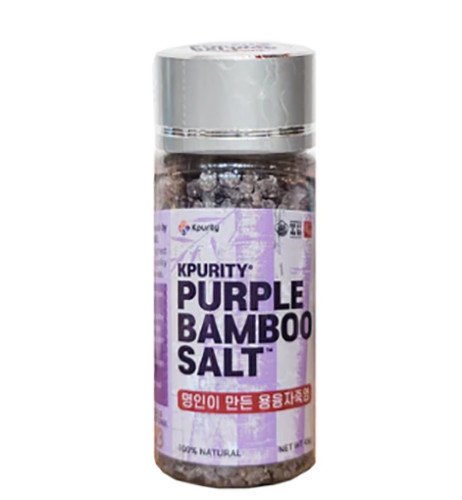 KPURITY Artisan YongYung 9 Times Roasted Purple Bamboo Salt Crystals 45g DETOX