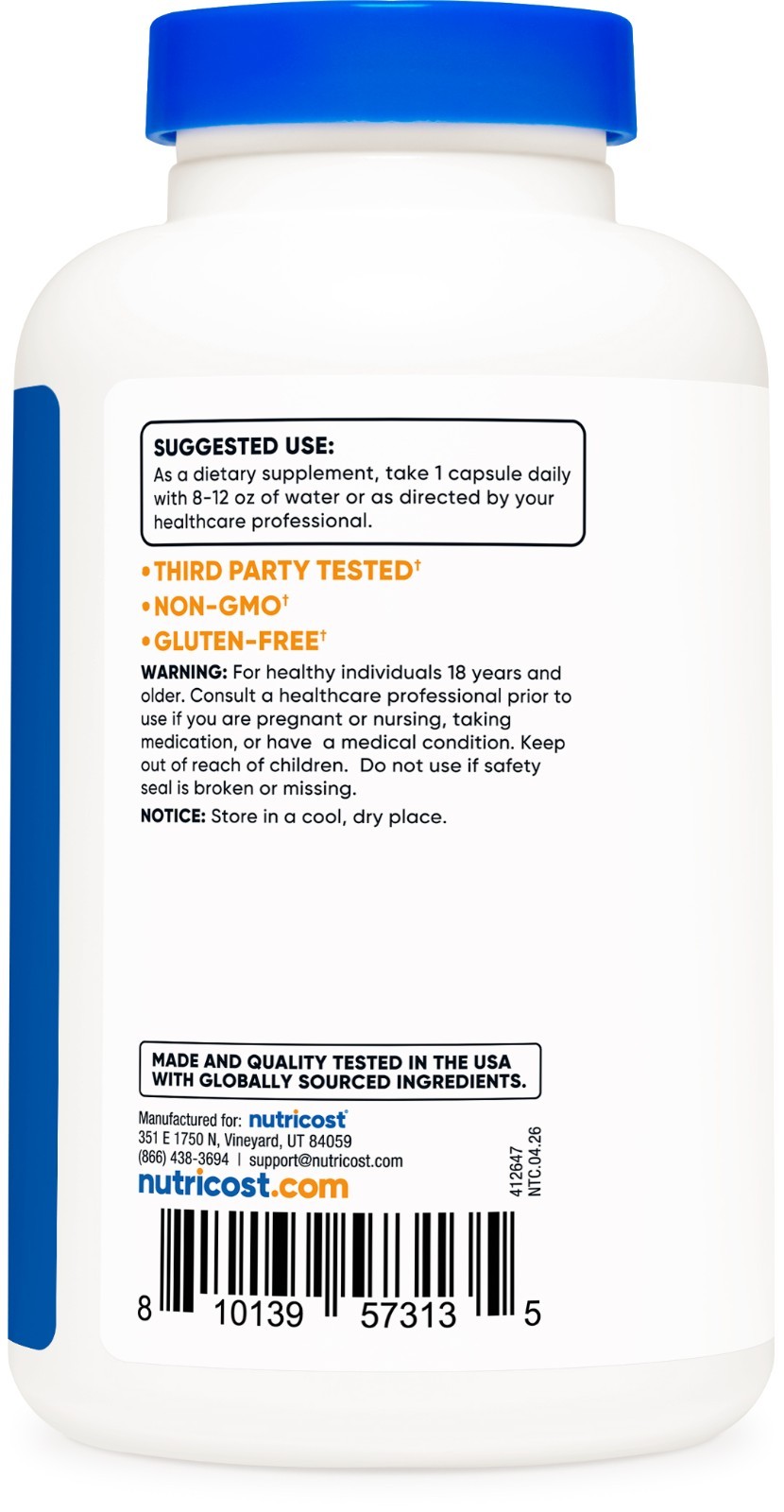 Nutricost Maca Root 750mg, 180 Capsules – 180 Servings, Non-GMO, Gluten Free