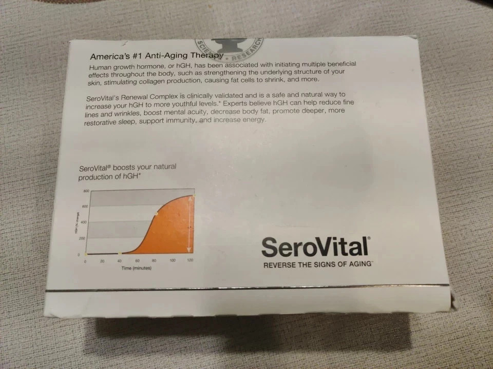 SeroVital Reverse The Signs of Aging Dietary Supplement – 120 Capsules