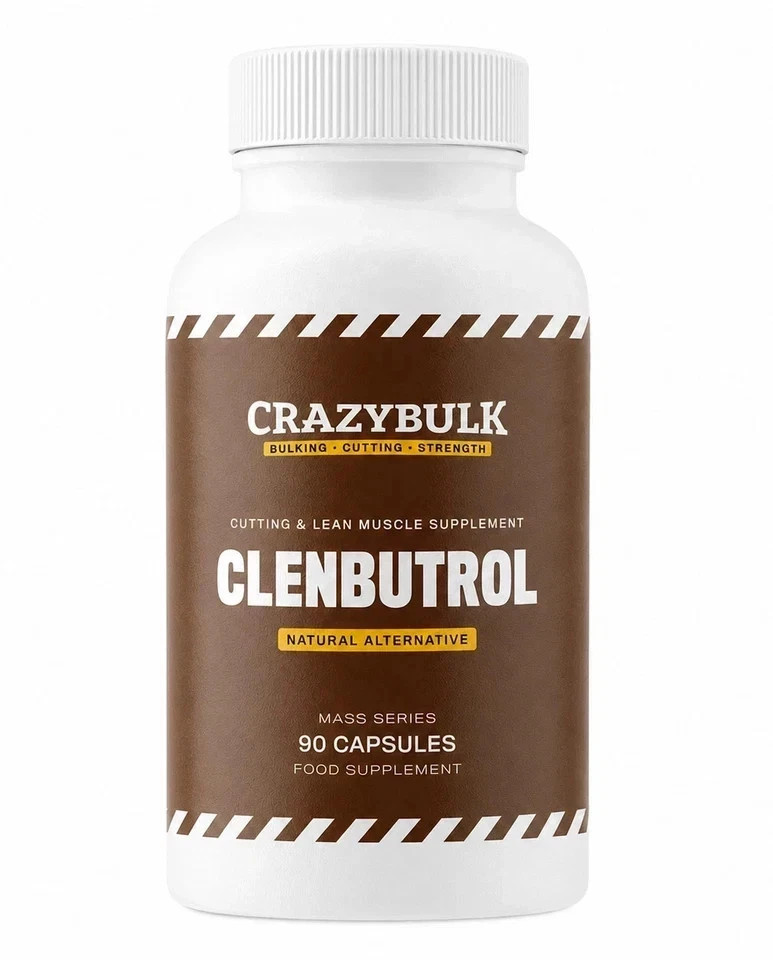 CrazyBulk CLENBUTROL CUTTING & LEAN MUSCLE MUSCLE Supplement 90 caps | Pack of 1