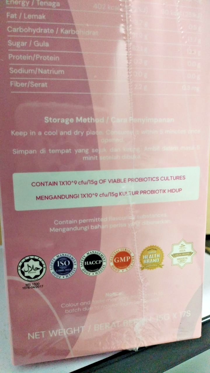 3X KITSUI Korean White 17’s x 5g whitening booster SUGAR FREE HALAL Malaysia