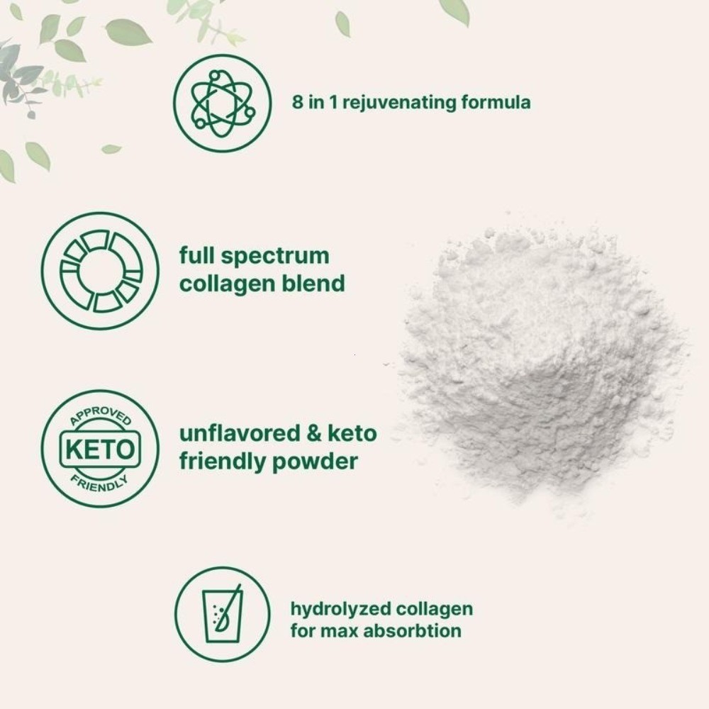 Micro Ingredients Multi Collagen Peptides Powder – Type I II III V X Unflav