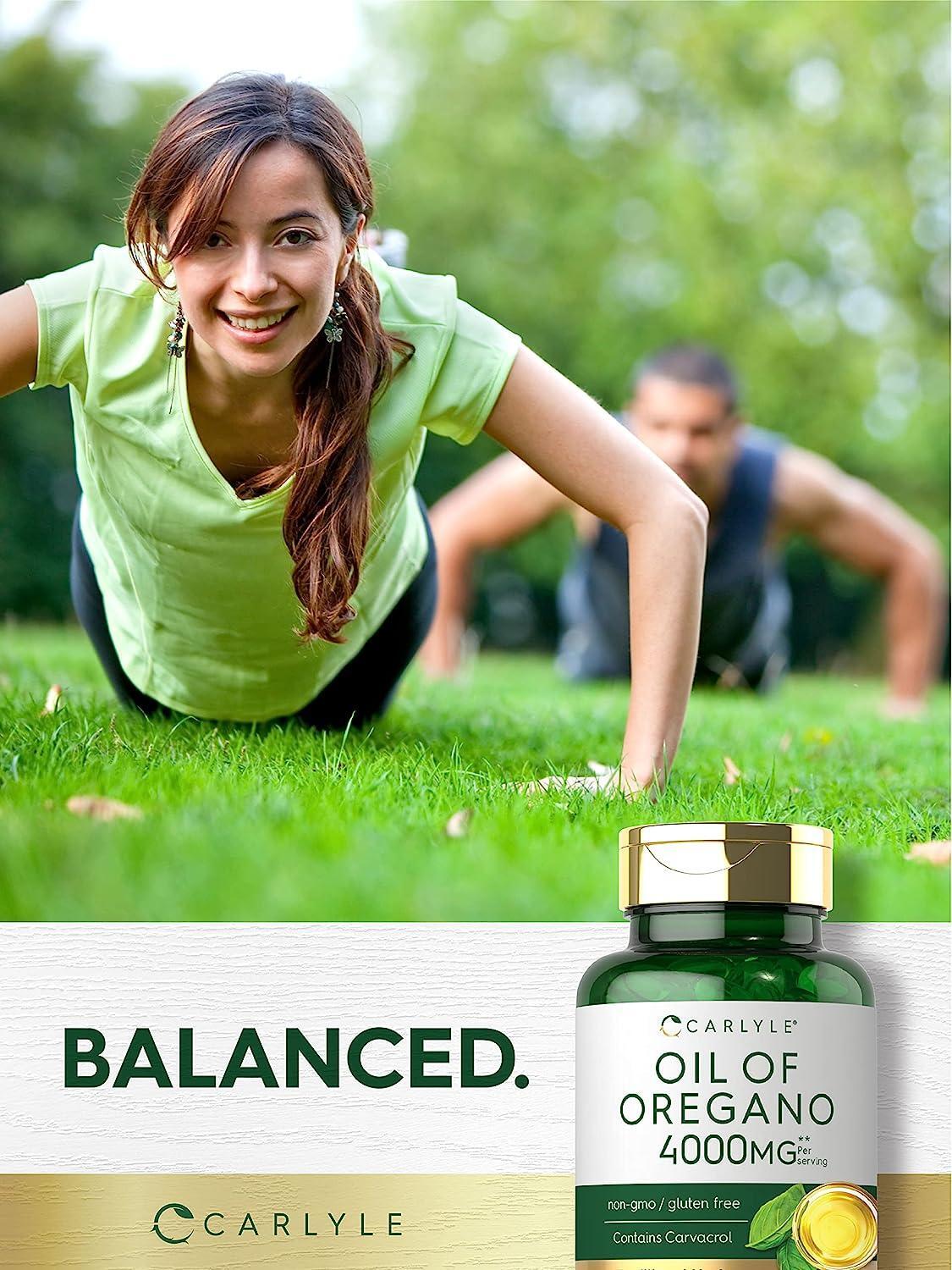 Oregano Oil 4000 Mg Extract Antioxidant Immune Support Max Potency, 150 Softgels