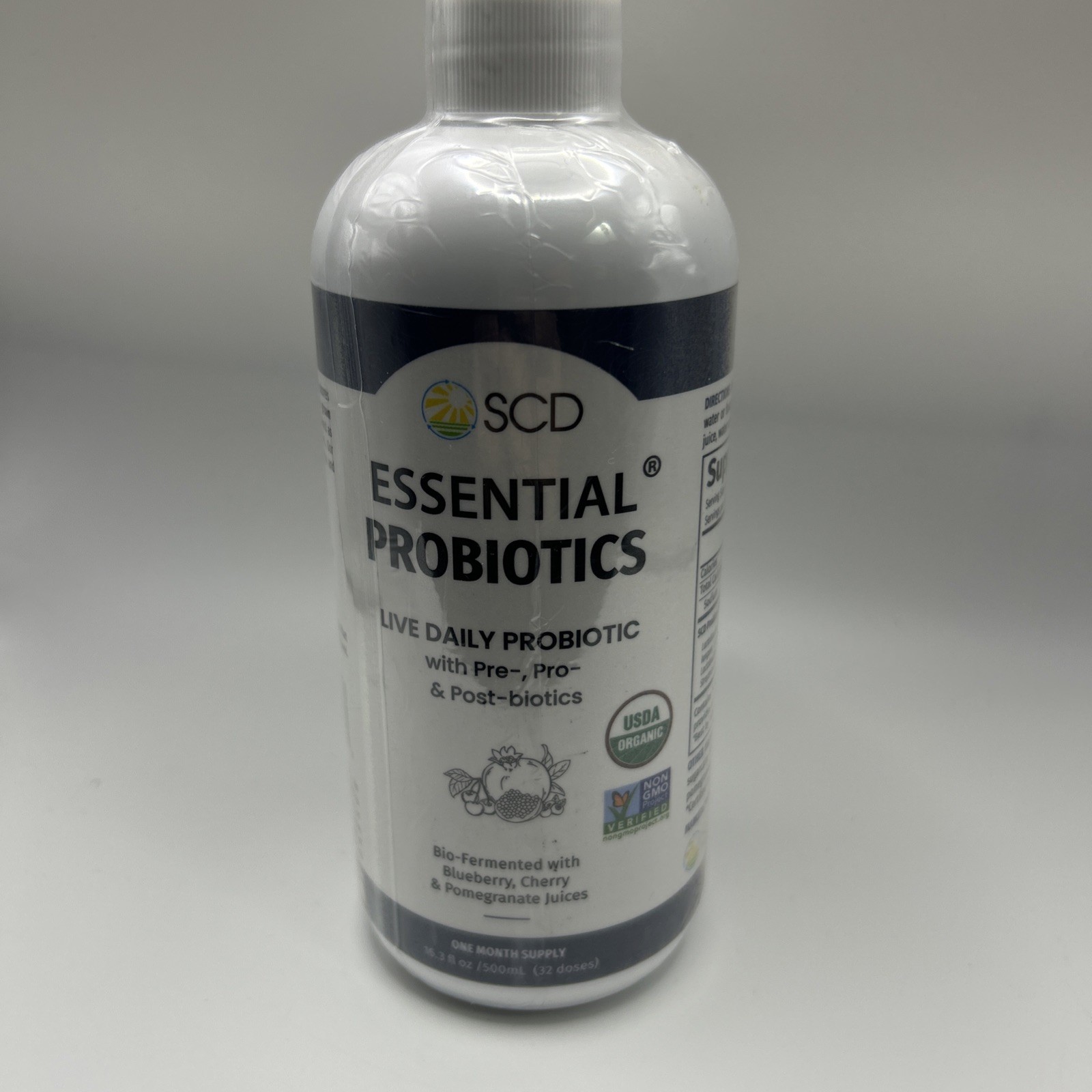 SCD Essential Probiotics for Women, Men, Kids 16 Fl Oz (Pack of 1), Molasses