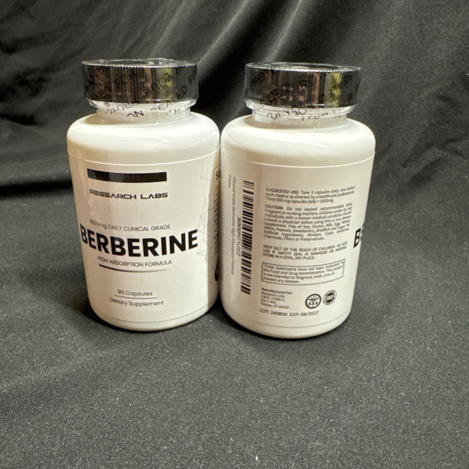 Research Labs Berberine High Absorption 1500mg 90 capsules