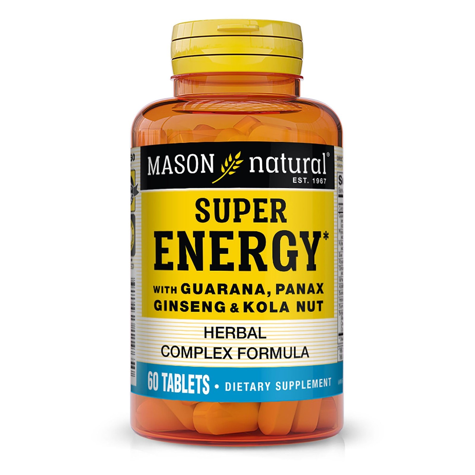 Mason Natural Daily Performance Energy Support Supplement 60 Tablets