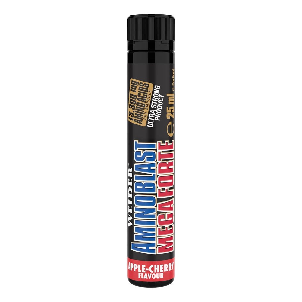Weider Amino Blast Mega Forte 60x25ml Liquid Amino Acids Shots Apple Cherry