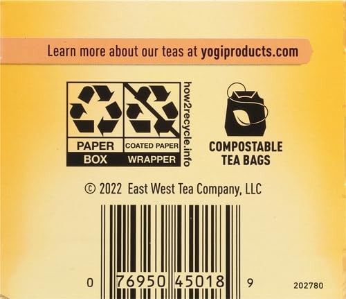 Yogi Throat Comfort Herbal Tea 16 Count Organic Vegan Caffeine Free Soothing …