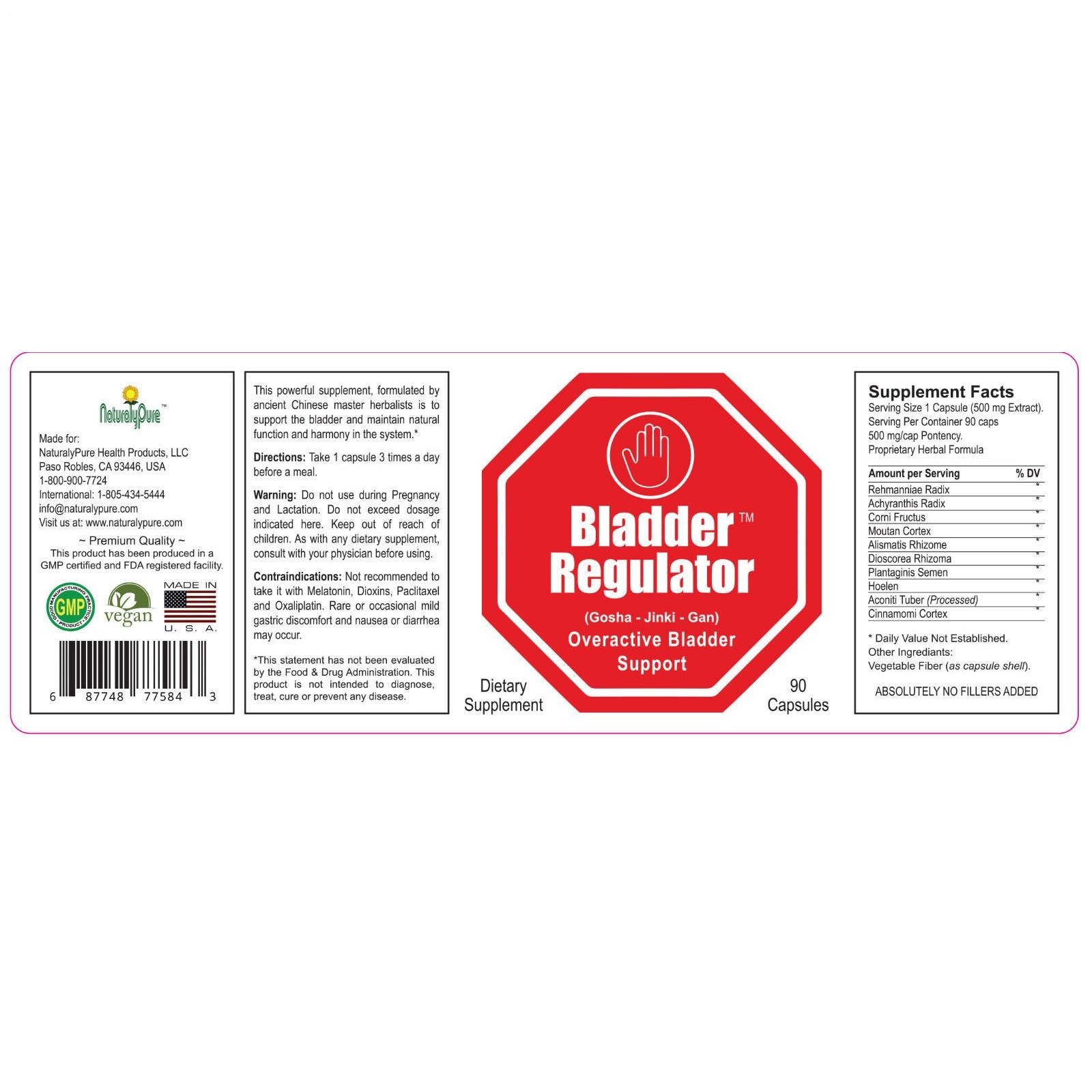 1 pack Bladder Regulator, Gosha Jinki Gan. an Effective Herbal Bladder Control